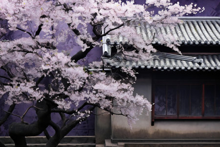 Cherry blossoms in south korea,Hanamiyamaの素材