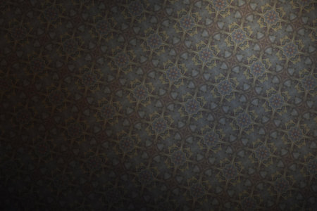 Moroccan Patterned Wallpaper Background with Copy Space for Text