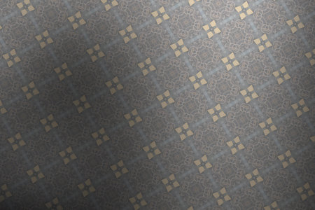 Decorative background with a pattern of rhombuses and ornaments