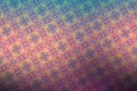 Abstract background with pattern, kaleidoscope effect,