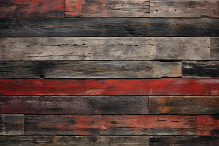 Old wood texture background. Grunge wood planks wall patternの素材