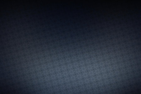 abstract blue background with a pattern in the center and black backgroundの写真素材
