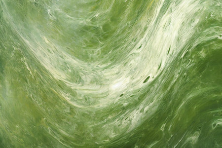 Green marble texture. Abstract background for design. Digital art.の素材