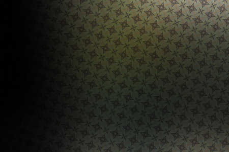 Textile cloth black and white with a pattern of stars in it
