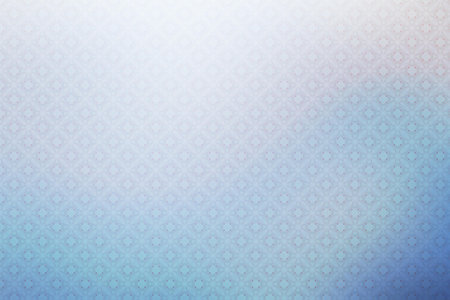 Blue abstract background with a pattern of geometric shapes in the center.の写真素材
