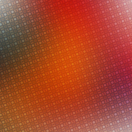Abstract background with hexagons in red and orange colors.の写真素材