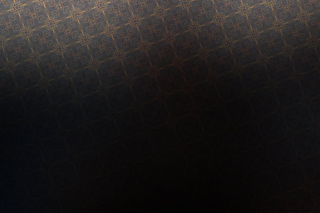 Luxury black background with a pattern of geometric shapes and linesの写真素材