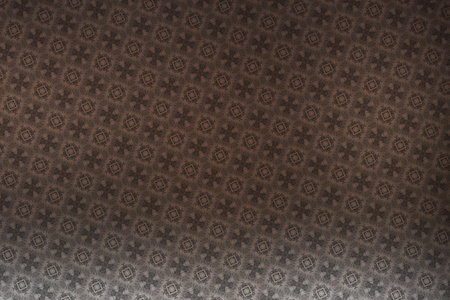 Brown Ethnic pattern. Abstract kaleidoscope fabric design texture for background