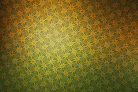 Background with a pattern of geometric shapes in yellow and green colors.