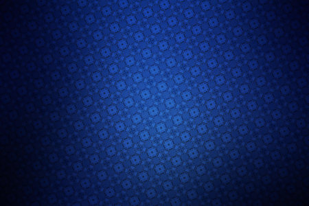 Abstract blue background with a pattern of hexagons.の写真素材