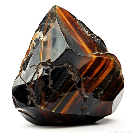 botswana agate semigem geode crystals geological mineral isolatedの素材