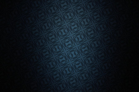Blue abstract background with a pattern in the style of the sixtiesの写真素材