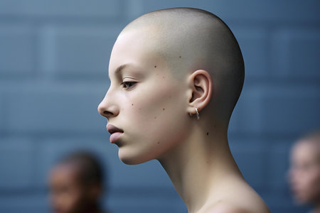 A model walks the runway at the Claire Pettibone Fall 2015 Collection during Mercedes-Benz Fashion Week in NYC.の素材