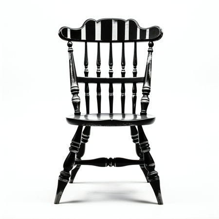 Classic chair isolated on a white background.の素材