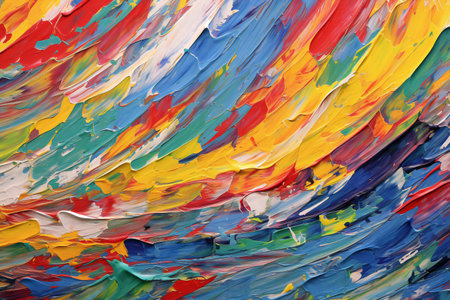 Abstract art background. Hand-painted background. SELF MADE.の素材