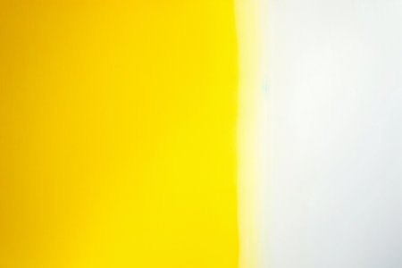 abstract background of yellow and white watercolors on a white backgroundの素材