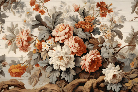 Vintage Floral Wallpaper,Flower Wallpaper,Flower Wallpaperの素材