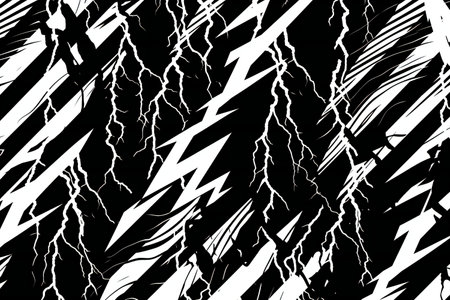 Black and white abstract background with wavy lines,の素材