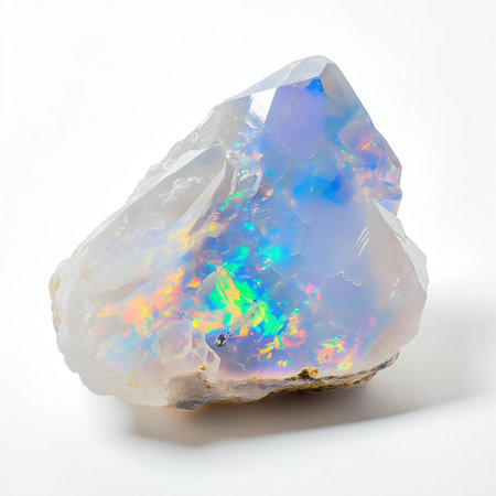 botswana agate chalcedony quartz semigem geological mineral isolatedの素材