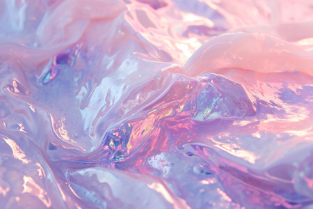 abstract background of pink and blue paint close-up macro photographyの素材