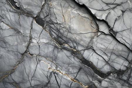 Marble stone background texture, Abstract natural marble black and white for designの素材