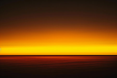 Beautiful sunset over the sea. Nature composition. Toned.の素材