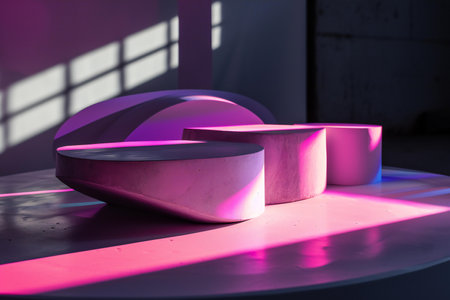 Neon abstract background.の素材