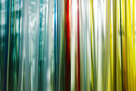 abstract background of colorful stripes. long shutter speed. motion blurの素材