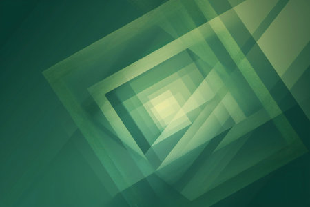 abstract green background with square and triangle pattern,の素材