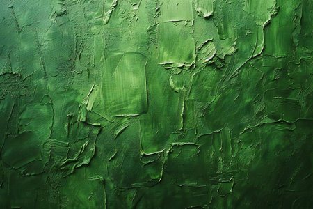 Green painted wall texture or background. Abstract background for design and ideas.の素材