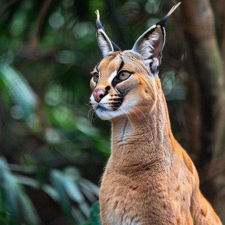 Caracal,Caracal caracal,Caracal catの素材