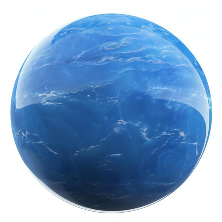 Planet earth isolated on a white background.の素材