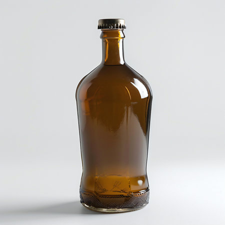 Olive Oil Bottle Mock-Up - Blank Label.の素材