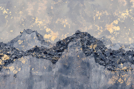 Abstract background. Oil painting on canvas. Fragment of artwork.の素材