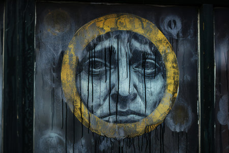 Street art in Bangkok, Thailand.の素材