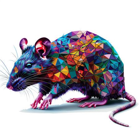 Polygonal rat. Polygonal rat.の素材