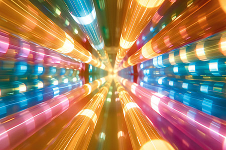 abstract of speed motion  in  tunnel   abstract backgroundの素材