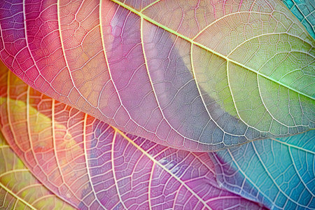 Colorful leaf background. Colorful leaf texture. Nature background.の素材