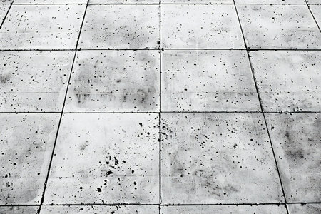 Concrete floor for background or texture. Black and white tone.の素材