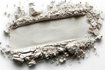 Illustration of  powder eyeshadow on a white background, high quality, high resolutionの素材