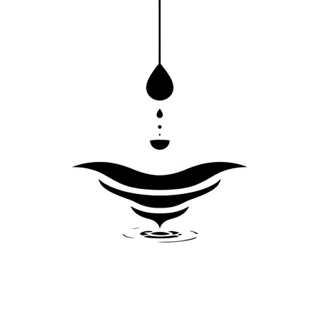 Medical icon of a drip, illustrationのイラスト素材