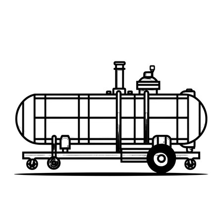 Air composition icon in simple line art style.のイラスト素材