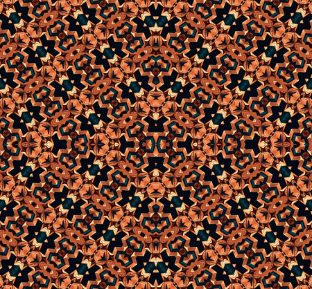 Seamless background pattern. Abstract geometric pattern. Vector illustration.の写真素材