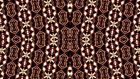 Ethnic pattern. Seamless kaleidoscope fabric design texture