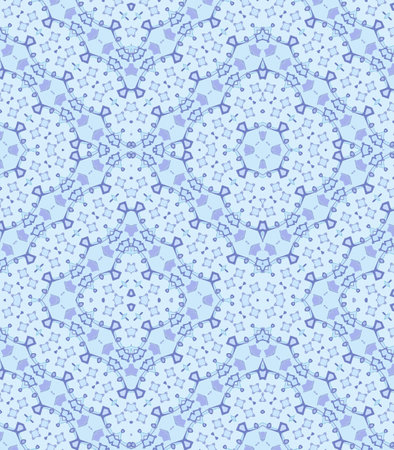 Seamless vector pattern. Background texture in geometric ornamental style.