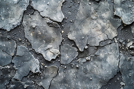 Grunge concrete wall with cracks and scratches. Abstract background for design.の写真素材