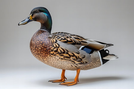Mallard Duck (Anas platyrhynchos)の写真素材