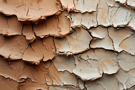 Fragment of a wall with cracked paint. Abstract background for design.