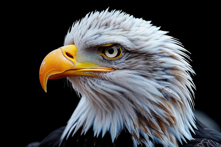 Portrait of a Bald Eagle (Haliaeetus leucocephalus)
