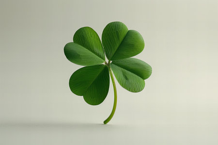 Clover leaf isolated on white background. St. Patrick's Day